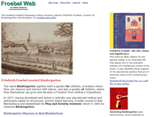 Tablet Screenshot of froebelweb.org